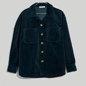 Madewell Corduroy Kentwood Oversized Shirt-Jacket size m